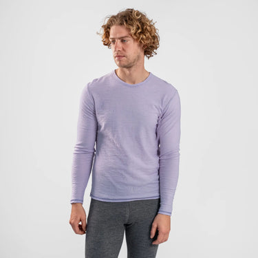 mens adventure long sleeve tshirt color lilac