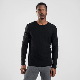 mens all activities long sleeve tshirt color black