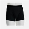 mens all natural boxer w fly briefs color black