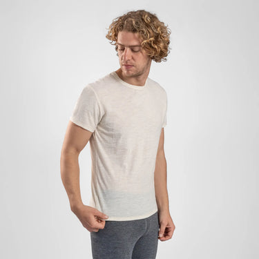 mens all natural crew neck featherweight color undyed