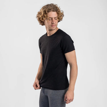 mens all purpose crew neck featherweight color black
