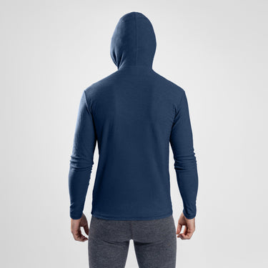 mens all purpose sun hoodie color natural blue