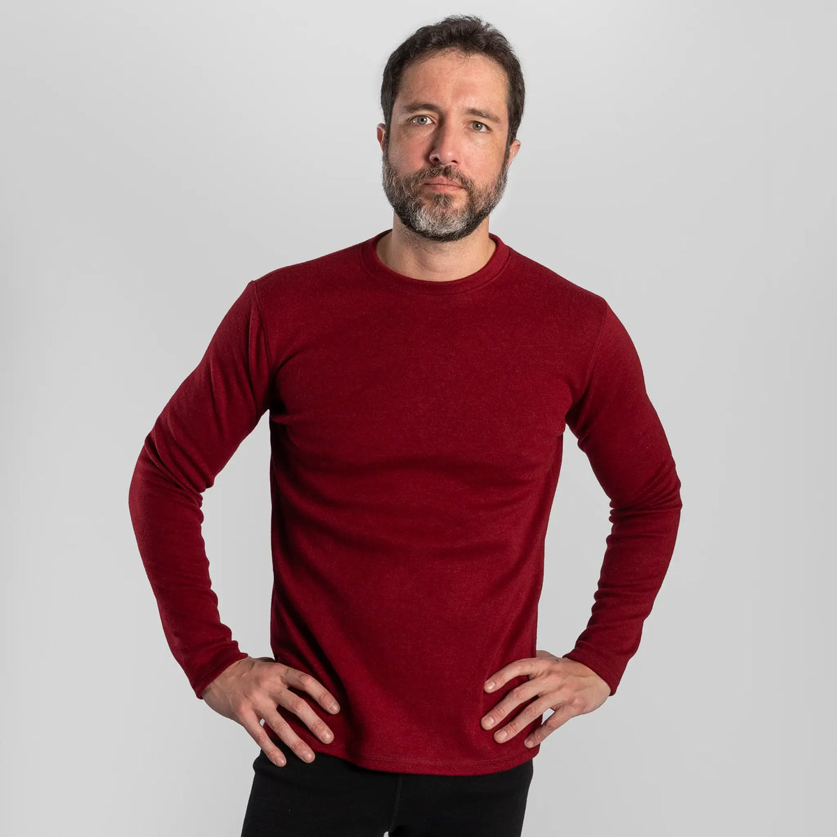 mens all purpose sweater lightweight color maroon