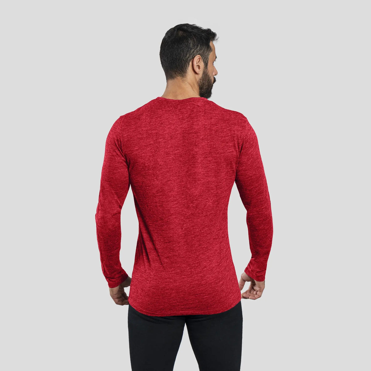 mens alpaca wool temperature regulate neck gaiter color red