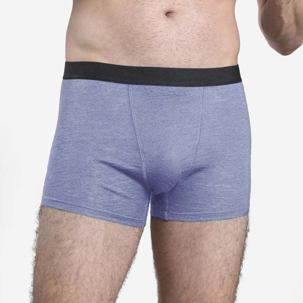 Men's Alpaca Wool Boxer Briefs: 160 Ultralight color Lilac