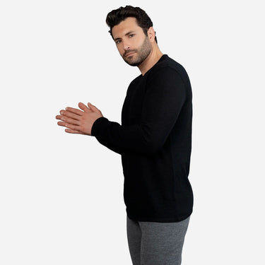 mens antiodor long sleeve tshirt color black