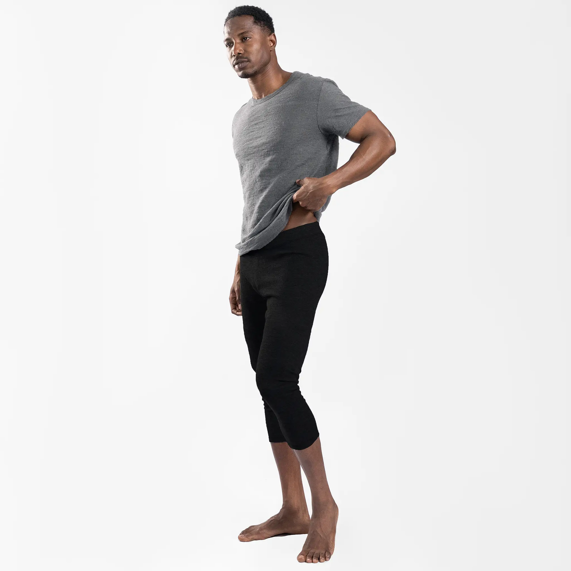 Alpaca Wool 3 4 Leggings 300 Lightweight