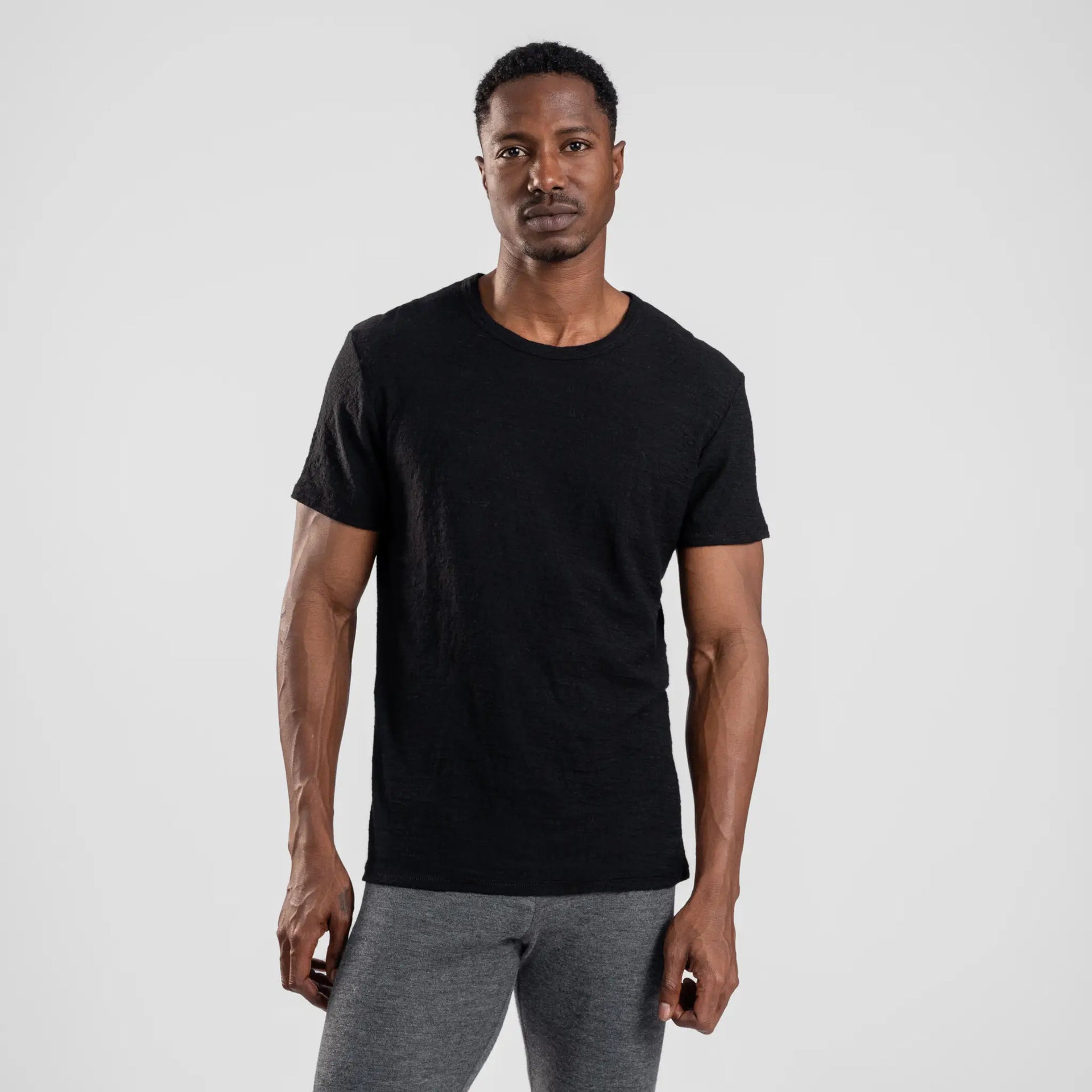 Alpaca Wool T Shirt 160 Ultralight Crew Neck