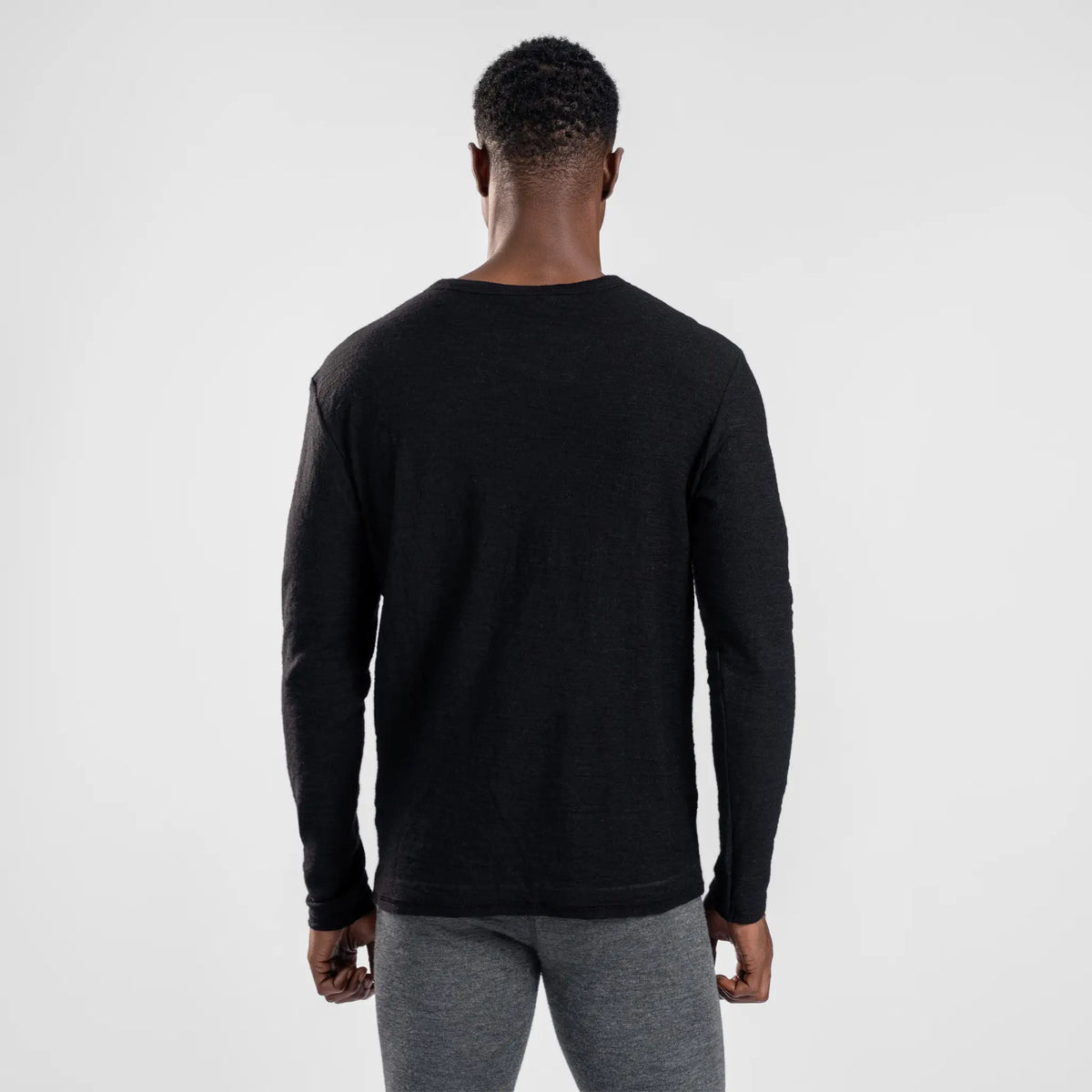 mens best active long sleeve tshirt color black