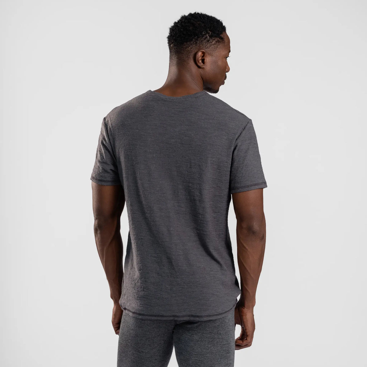 mens best lightweight vneck tshirt color gray