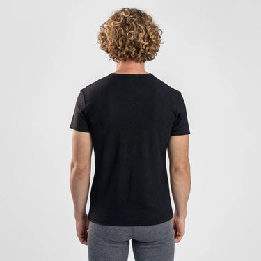 mens breathable crew neck featherweight color black