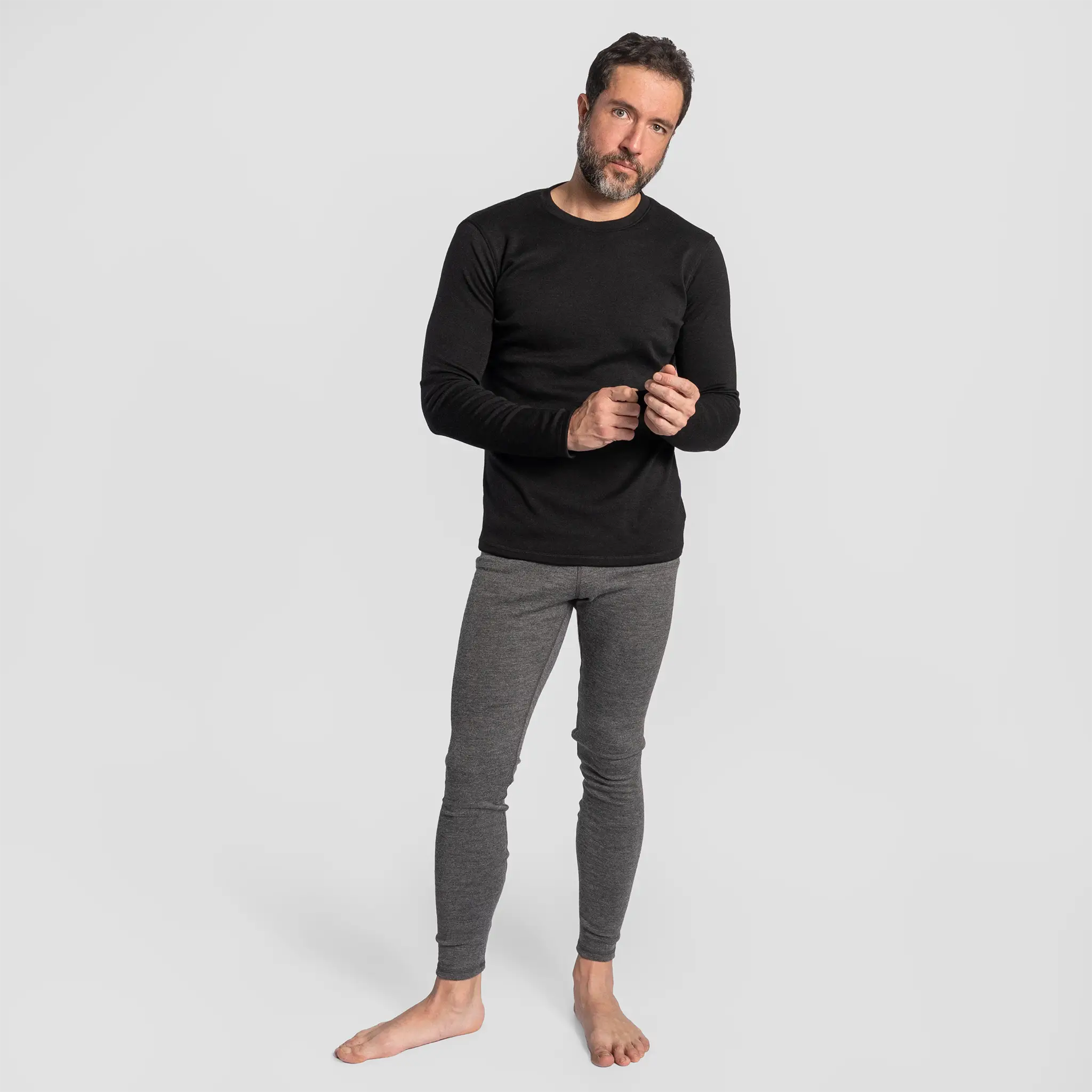 Men's Alpaca Wool Leggings: 300 Lightweight
