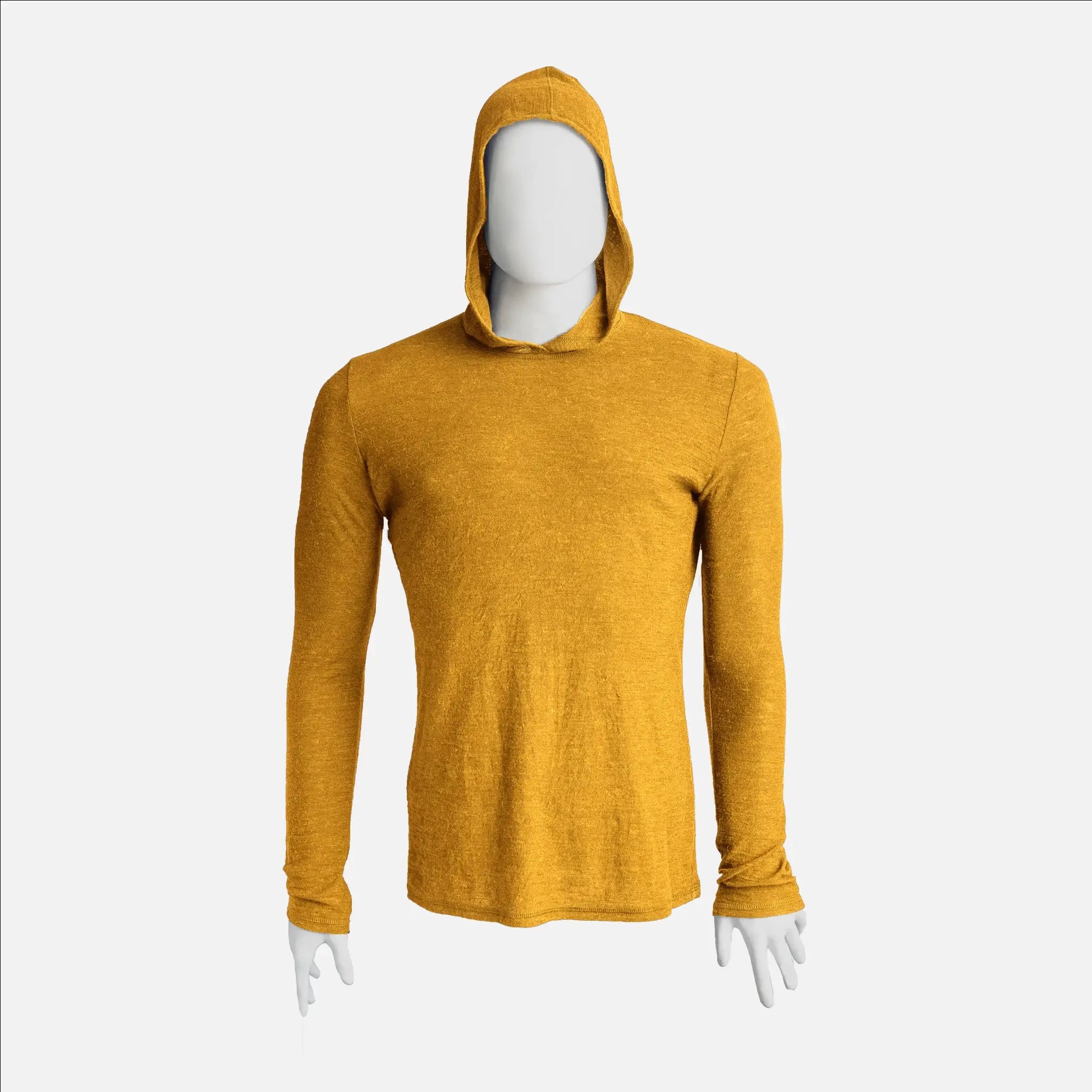 mens breathable sun hoodie color gold