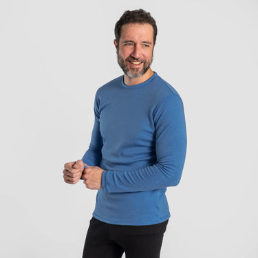 mens breathable sweater lightweight color baby blue