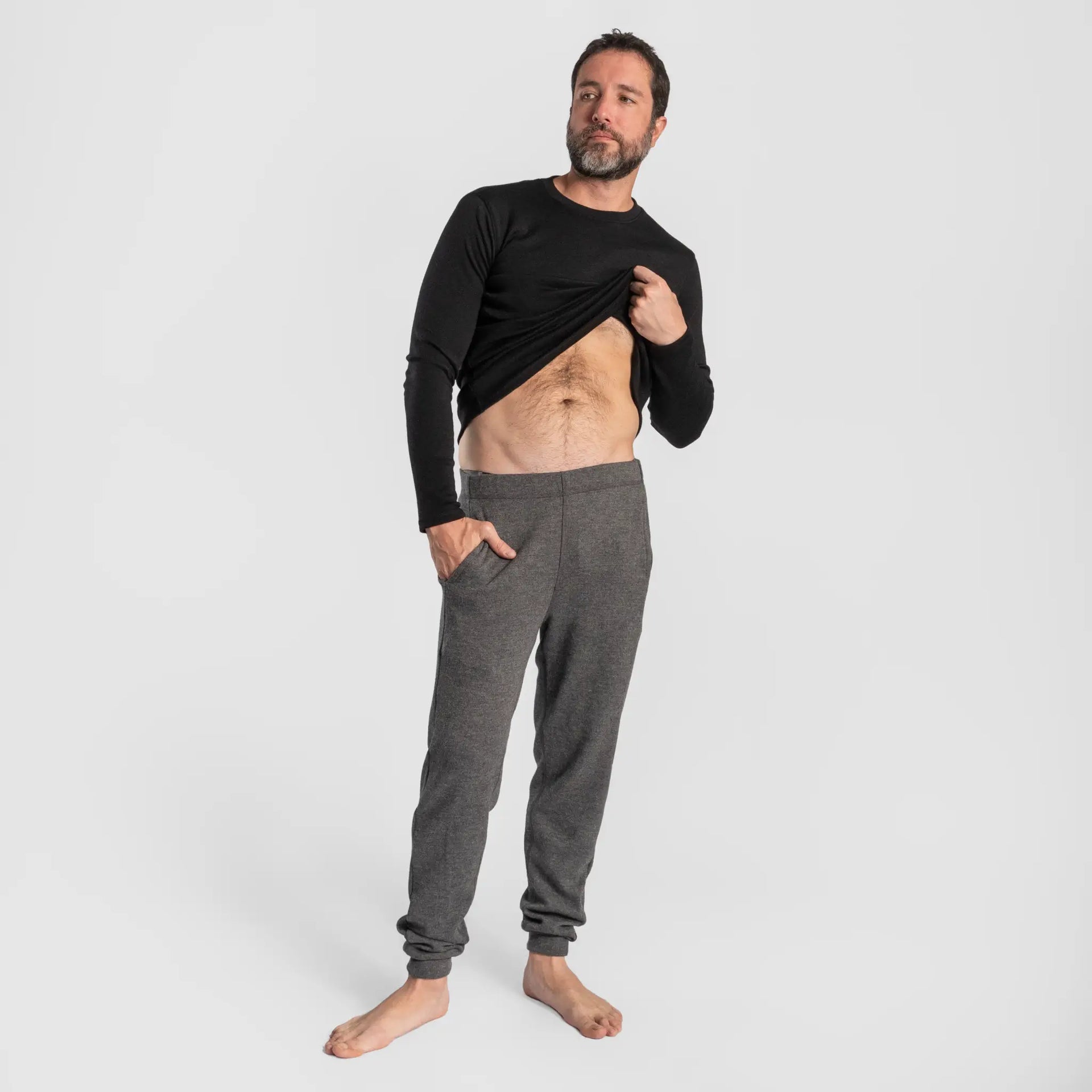 Alpaca Wool Sweatpants 420 Midweight