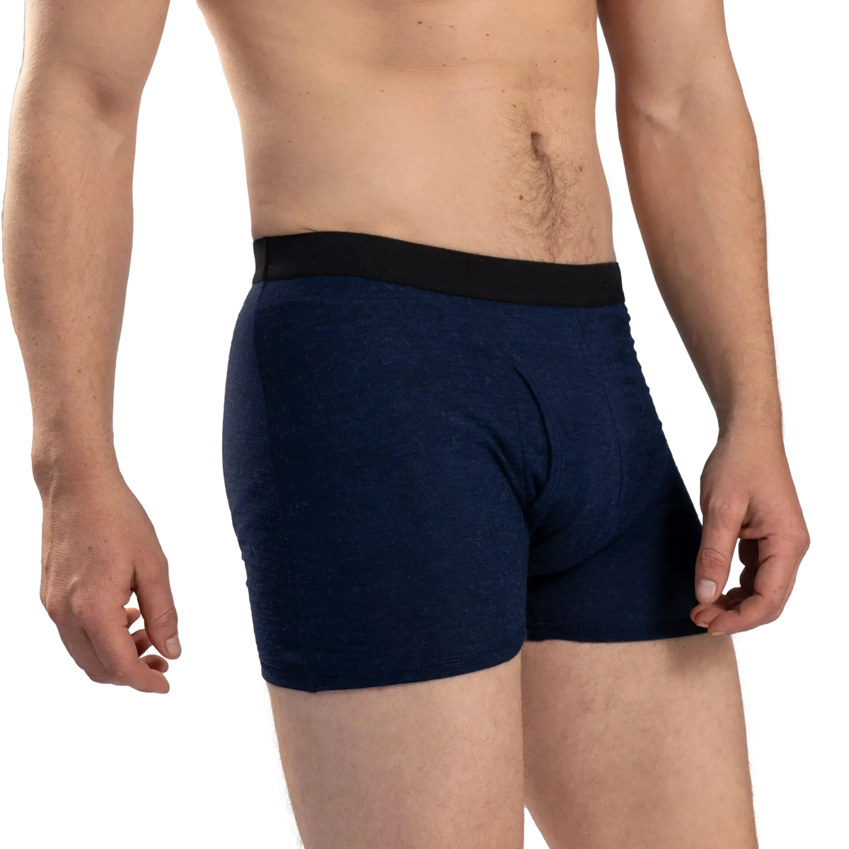Men's Alpaca Wool Boxer Briefs fly