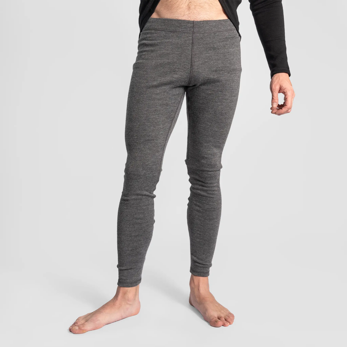 mens comfortable fit leggings lightweight color gray