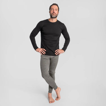 mens eco friendly leggings lightweight color natural gray
