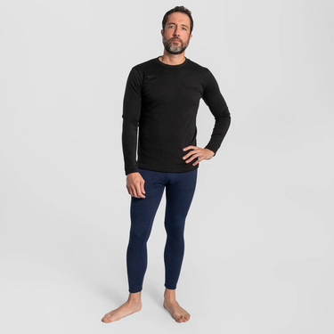mens fast drying leggings lightweight color navy blue