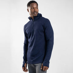 Men's Alpaca Wool Hoodie: 300 Lightweight Half-Zip