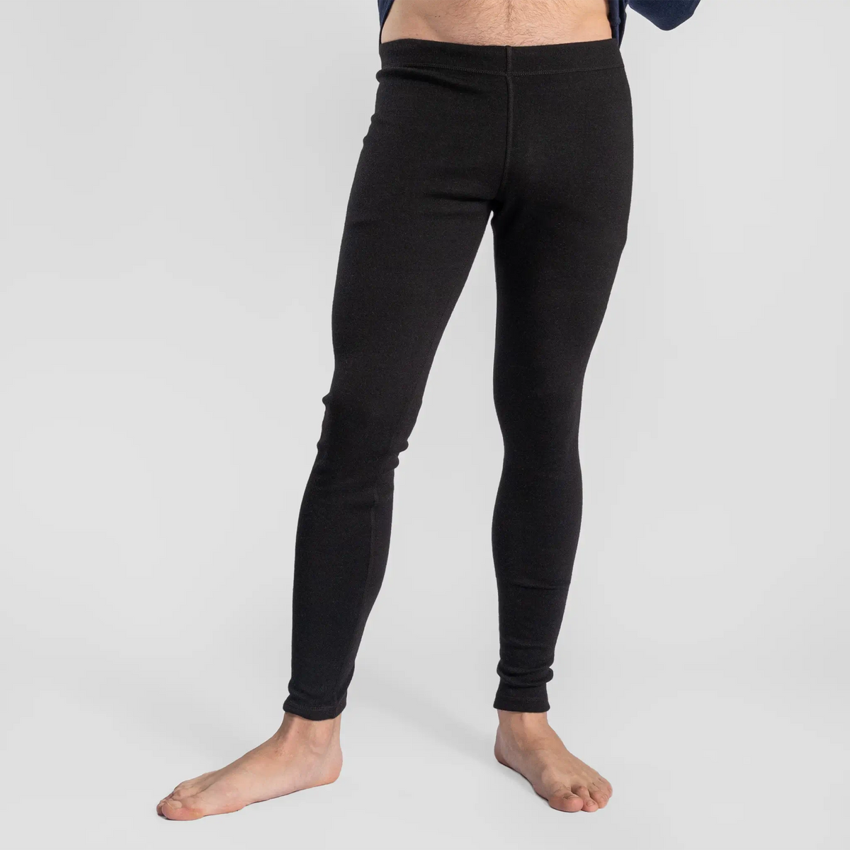 mens high performance leggings lightweight color black