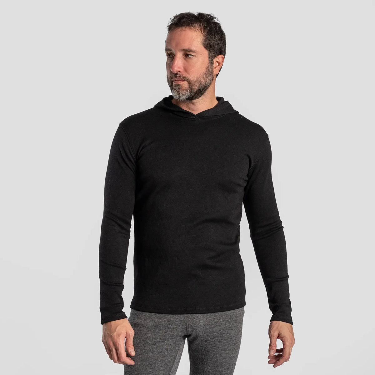 Alpaca Wool Pullover Hoodie 420 Midweight