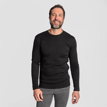 mens high performance sweater lightweight color black