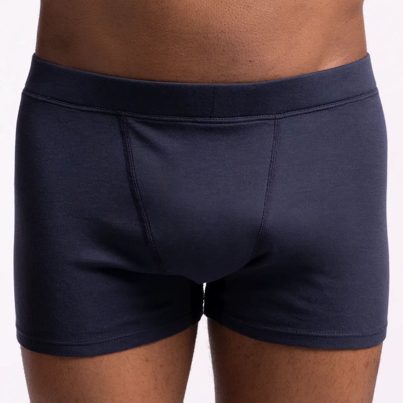 mens hypoallergenic boxer briefs color navy blue