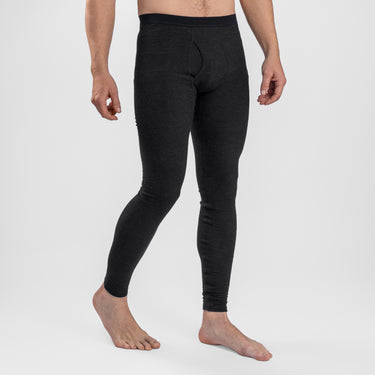 mens leggings with fly color black