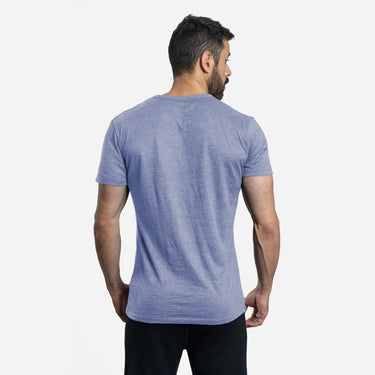 mens low impact dye tshirt crew neck color lilac