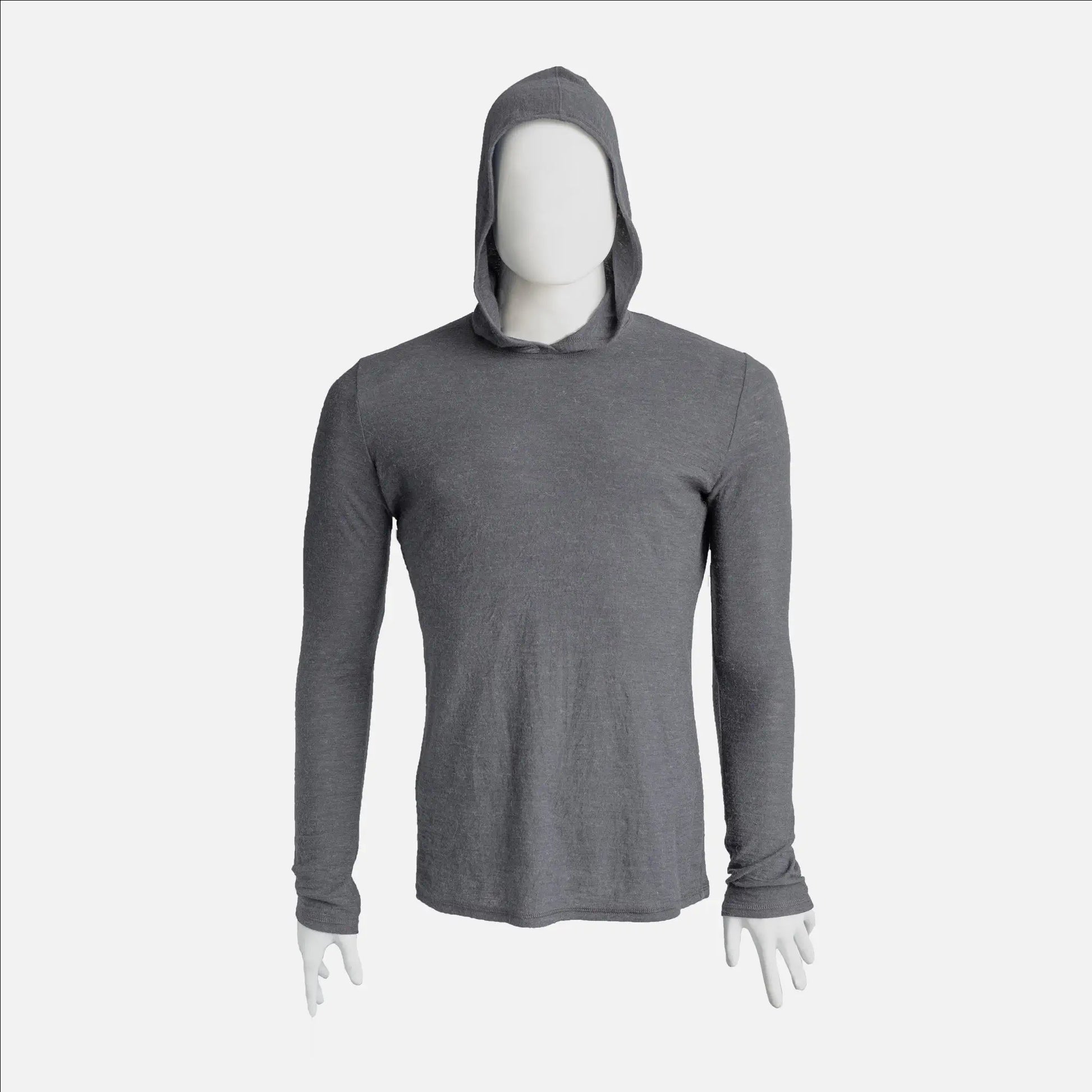 mens low moisture absorption sun hoodie color gray