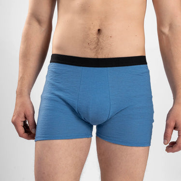 mens moisture wicking boxer briefs color baby blue