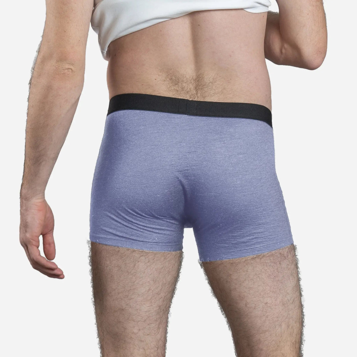Men's Alpaca Wool Boxer Briefs: 160 Ultralight color Lilac
