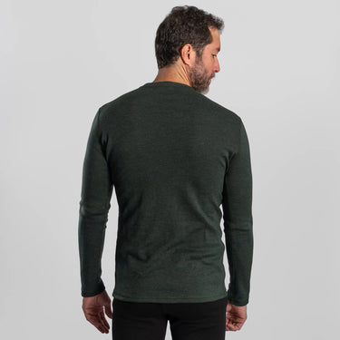 mens moisture wicking sweater lightweight color dark teal