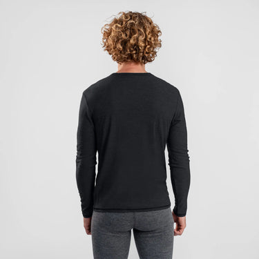 mens natural product long sleeve tshirt color black