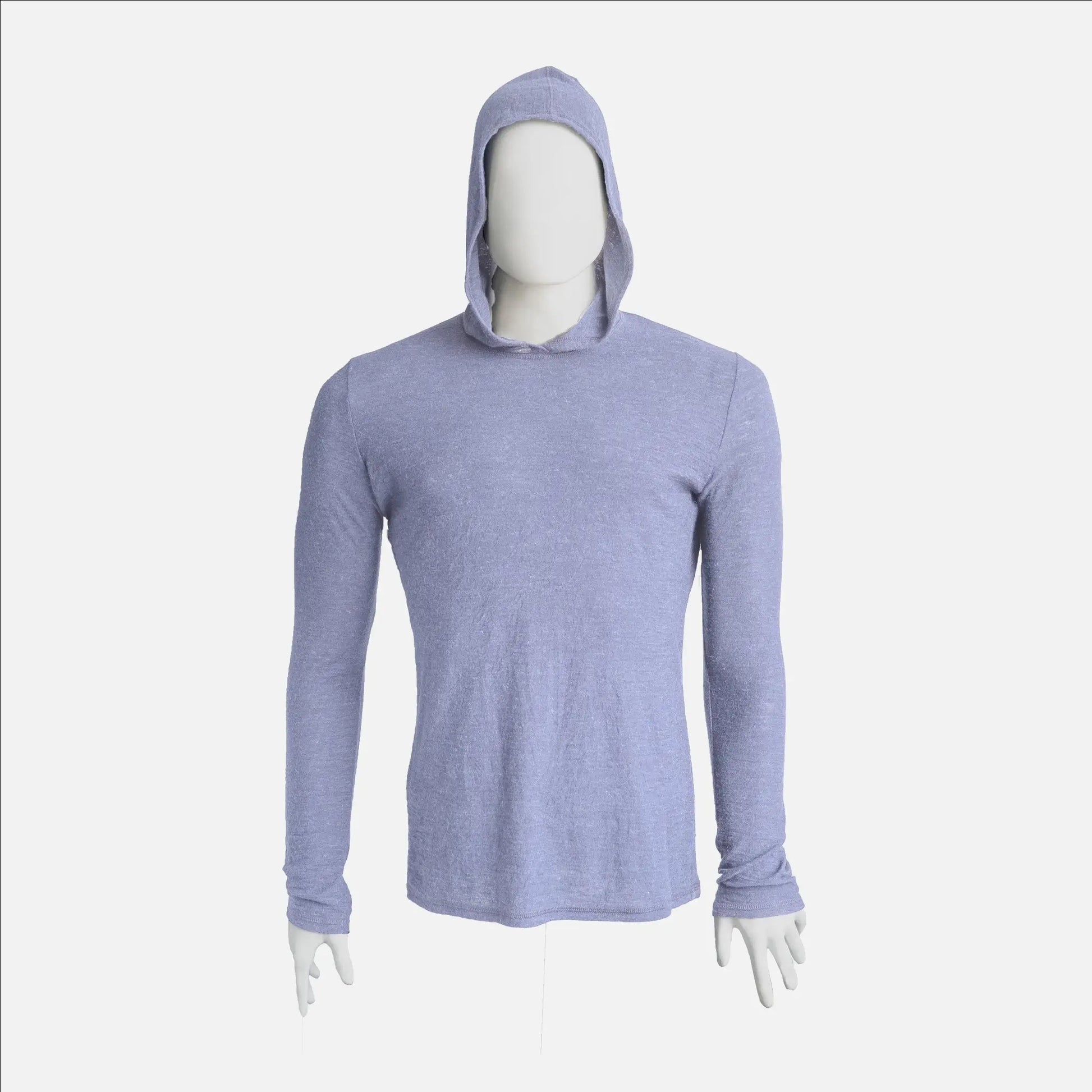 mens outdoor activities sun hoodie color lilac