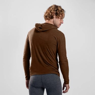 mens outdoor clothing sun hoodie color brown