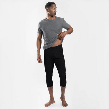 mens outdoor leggings 34 lightweight color black