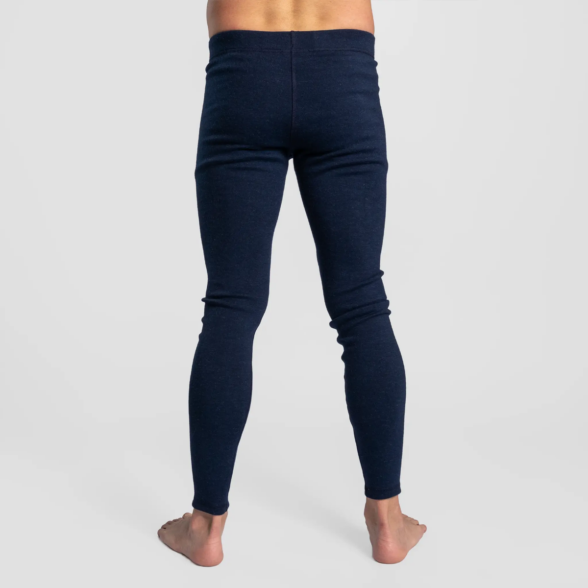 mens outdoor leggings midweight color navy blue