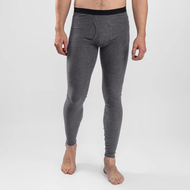 mens outdoor leggings with fly color gray