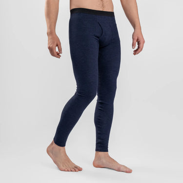 mens outdoor leggings with fly color navy blue