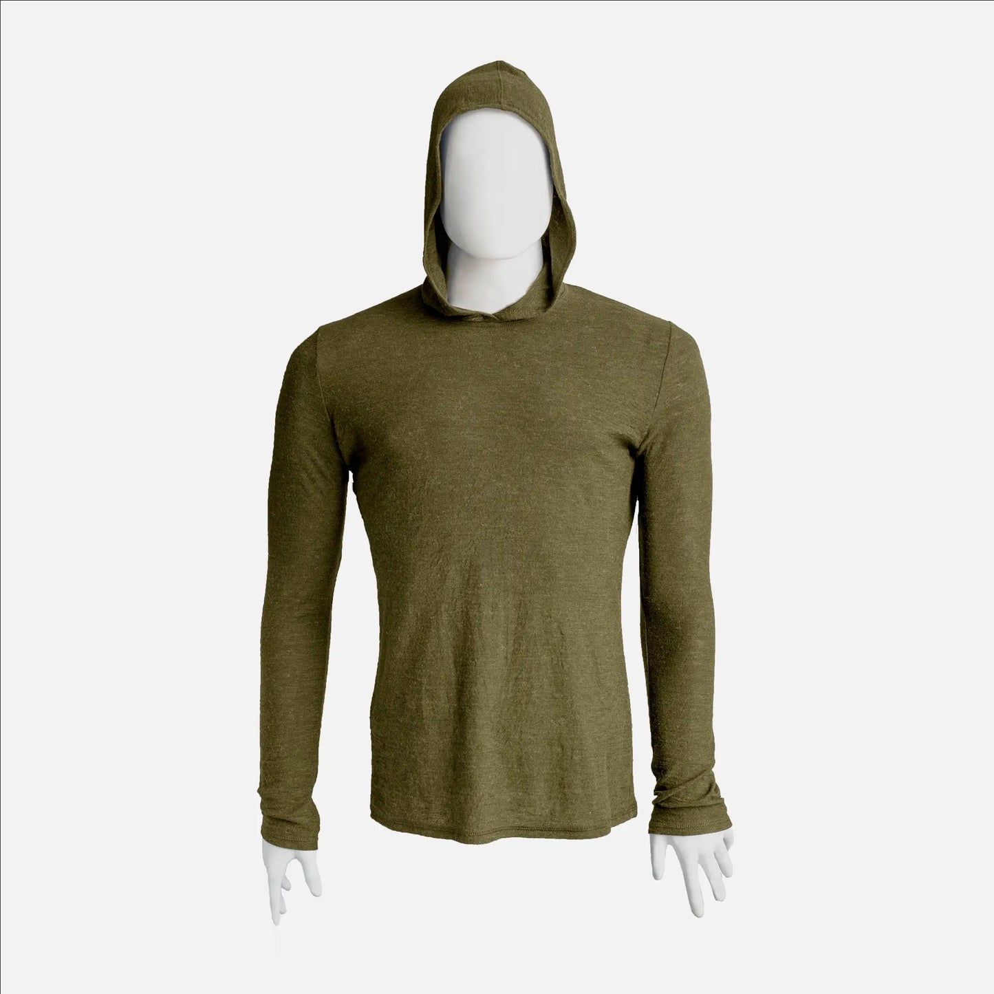 mens outdoor sun hoodie color green
