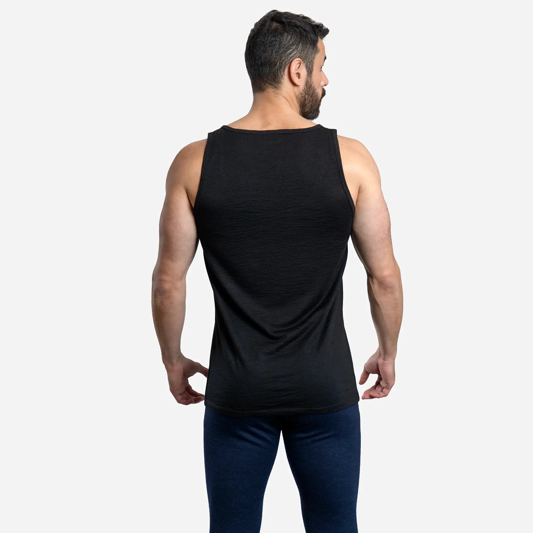 mens outdoor tank top color black
