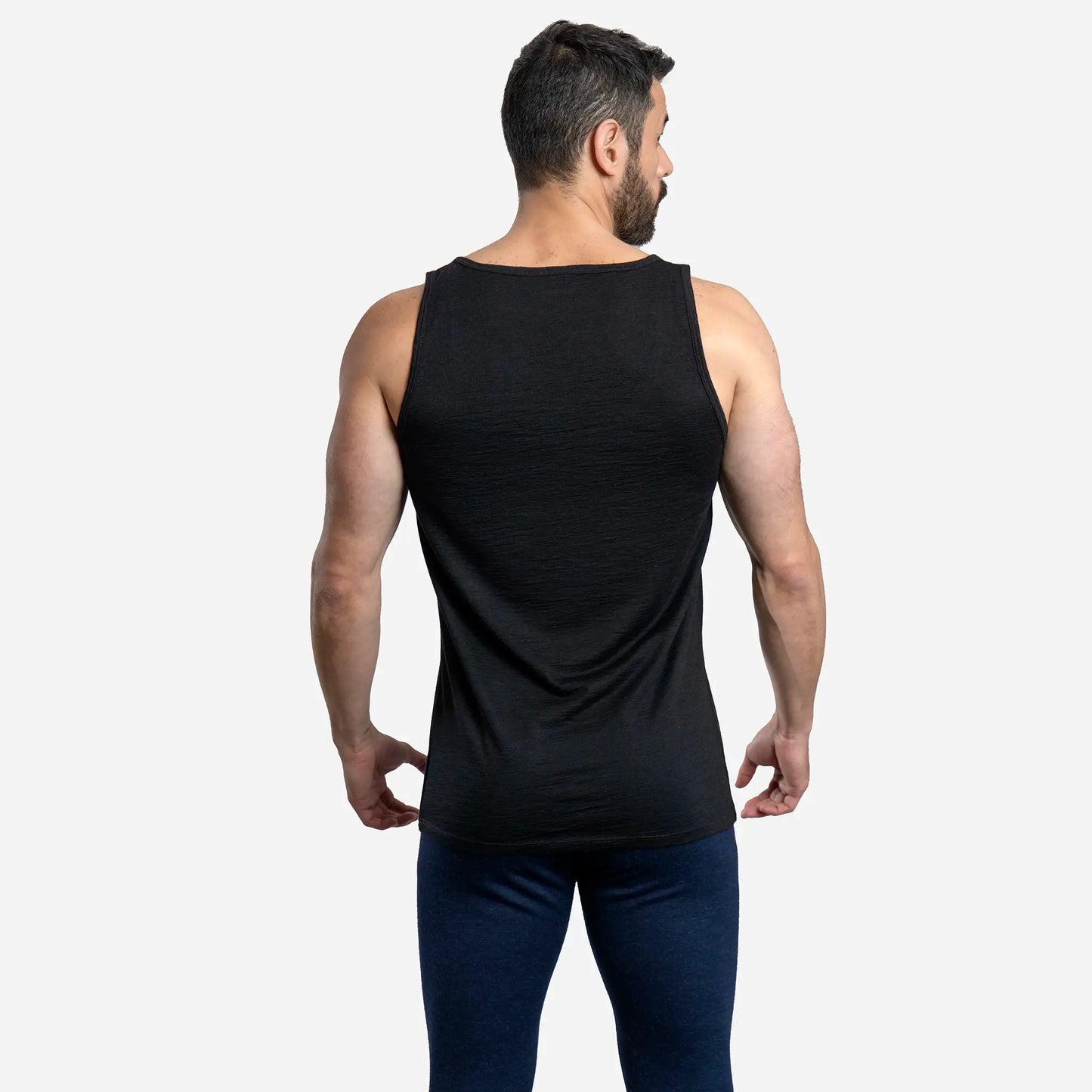 mens outdoor tank top color black