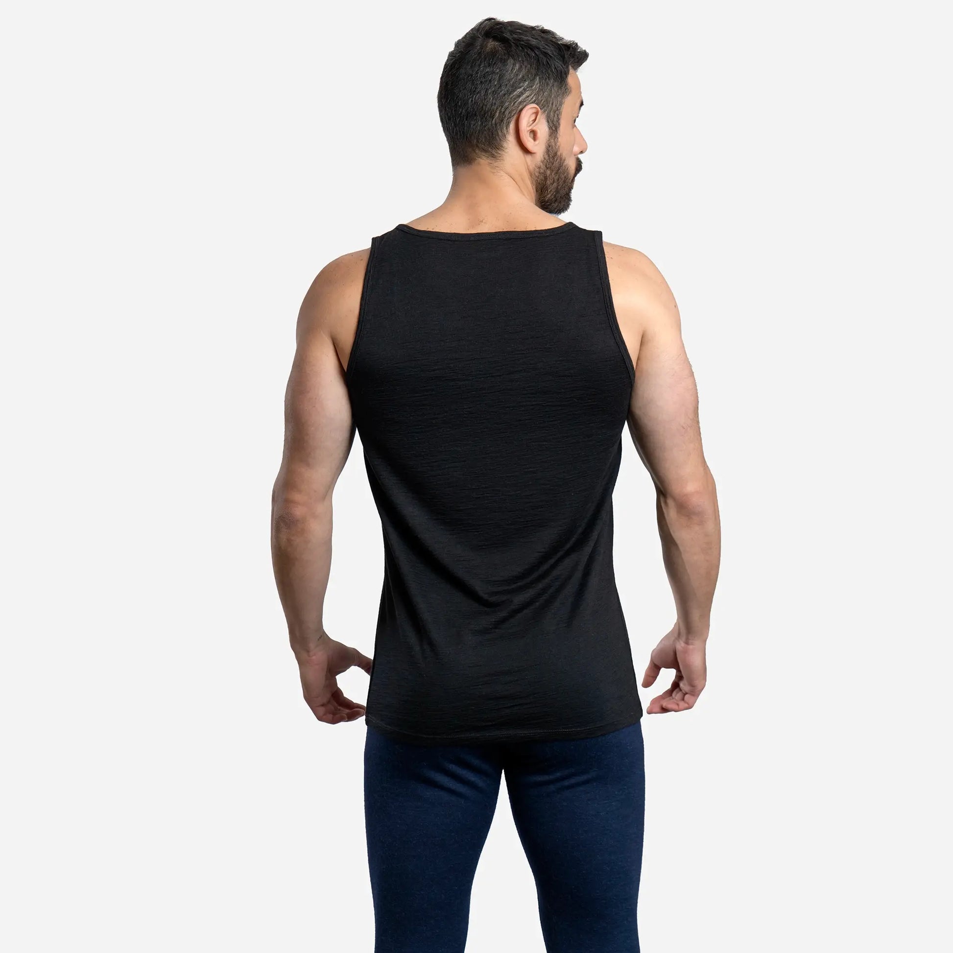 mens outdoor tank top color black