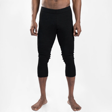 mens performance leggings 34 lightweight color black