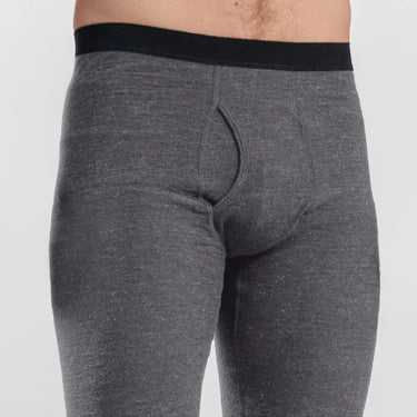 mens sport leggings with fly color gray