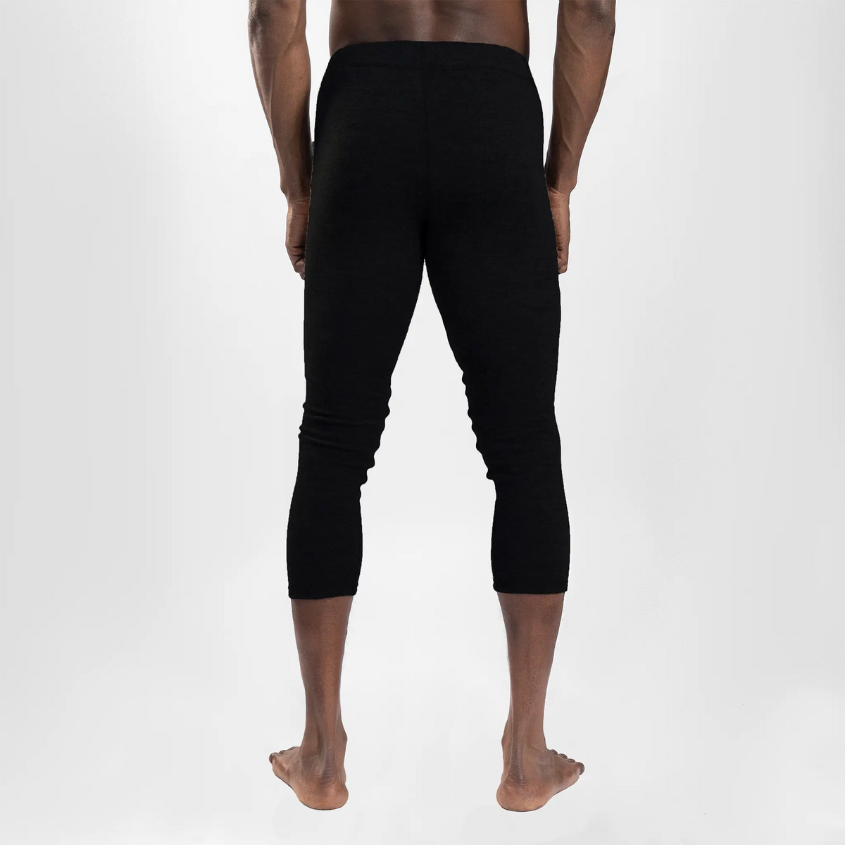 mens sportswear leggings 34 lightweight color black