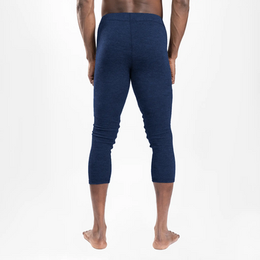 mens sportswear leggings 34 lightweight color navy blue