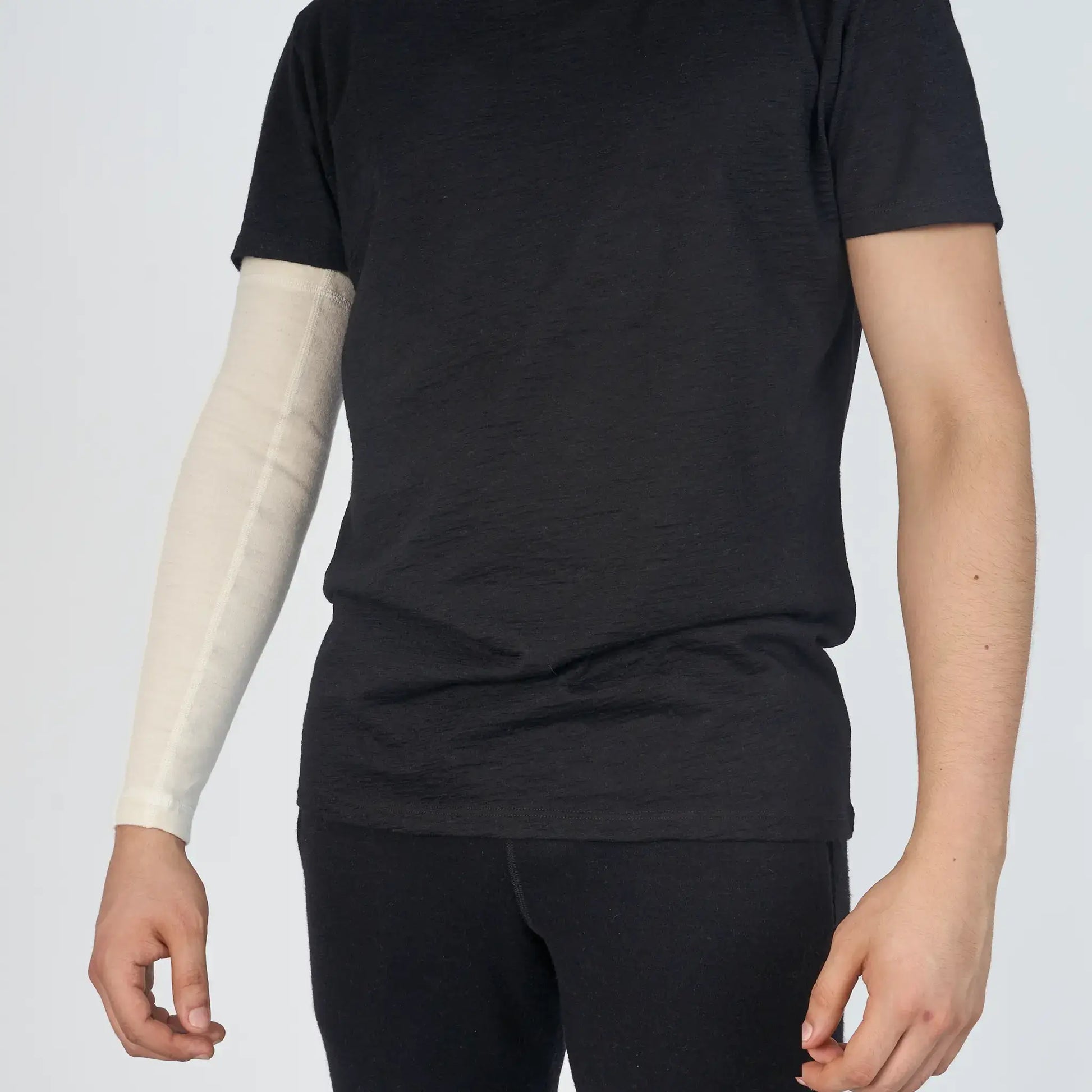 mens sustainable sleeve lightweight color natural white